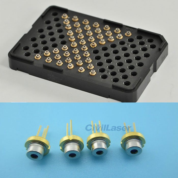 QSI QL63D43X LD 635nm 5mW Rojo Diodo láser TO-18